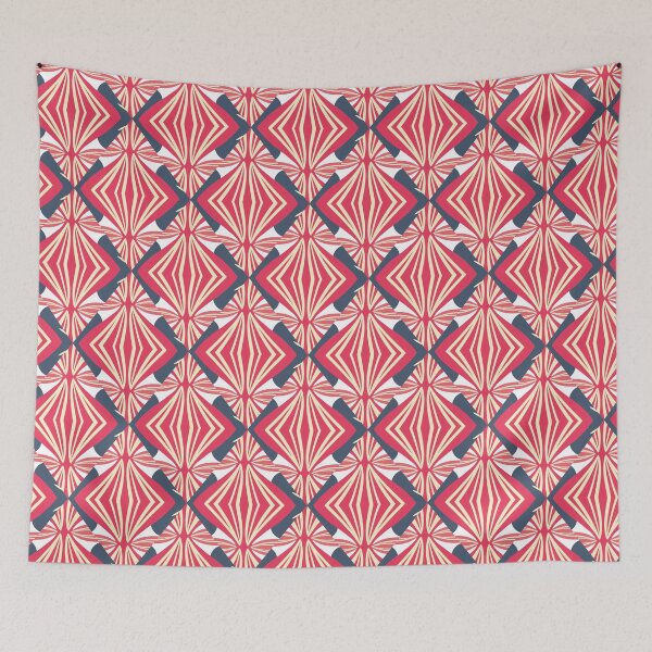 Artikelvorschau, Colorful Happy Red, White, and Blue Pattern entworfen und verkauft von cozycaroline.