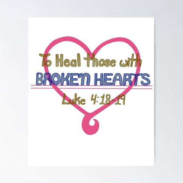 Item preview, Bible verse Broken hearts designed and sold by AmiKArtest32.