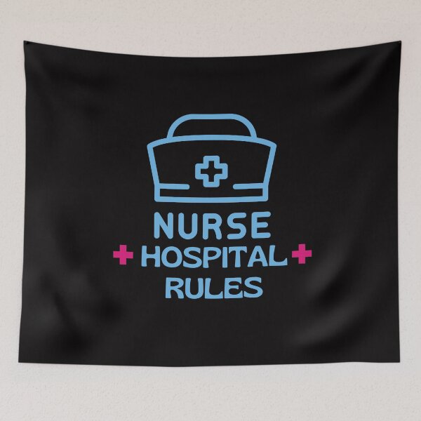 Item preview, Nurse Hospital Rules designed and sold by BarvinWayne.