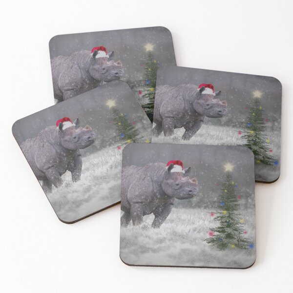 Item preview, Rhino Santa designed and sold by Conservation Art Emporium.