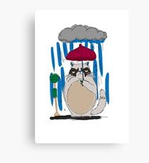 My Neighbor Grumpy Cat Canvas Print