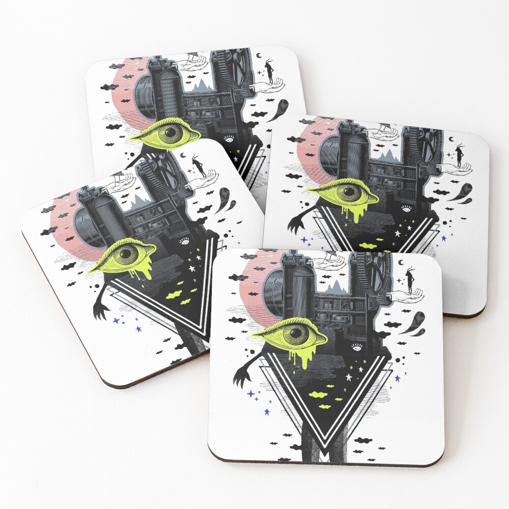 Item preview, Coasters (Set of 4) designed and sold by ordinaryfox.