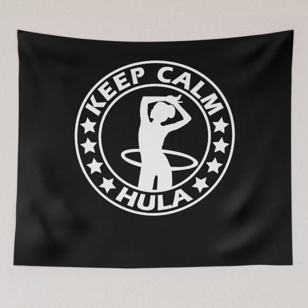 Item preview, Keep Calm Logo Hula Hobby Hoop Hulahoop designed and sold by DerNerd.