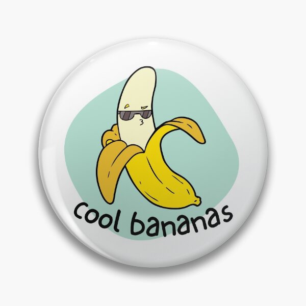 Item preview, Cool bananas - Food pun designed and sold by The Agreeable Raven.