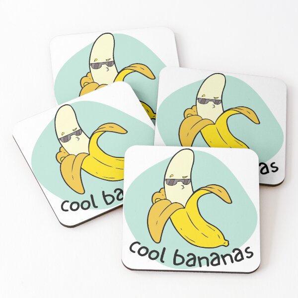 Item preview, Cool bananas - Food pun designed and sold by The Agreeable Raven.