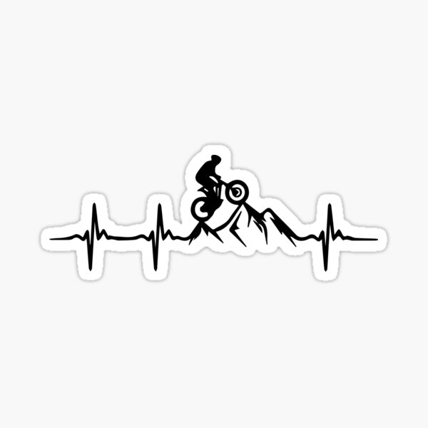 White bike outlet stickers