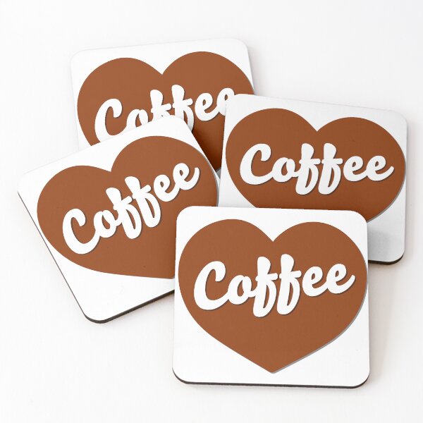 Item preview, I Love Coffee Stickers 07 designed and sold by pedrolealmkt.