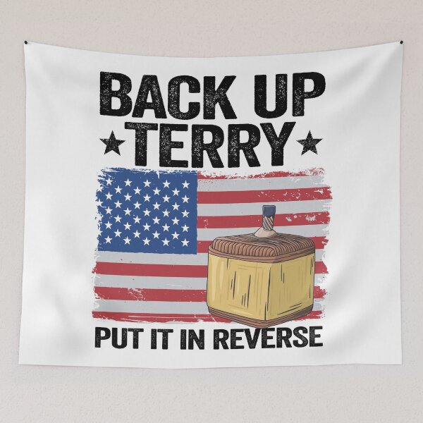 Item preview, Back Up Terry Put It In Reverse 4th Of July American Flag Funny designed and sold by Stronzi.