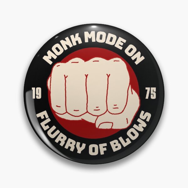 Item preview, Monk Mode On Flurry of Blows designed and sold by TeeBarrage.