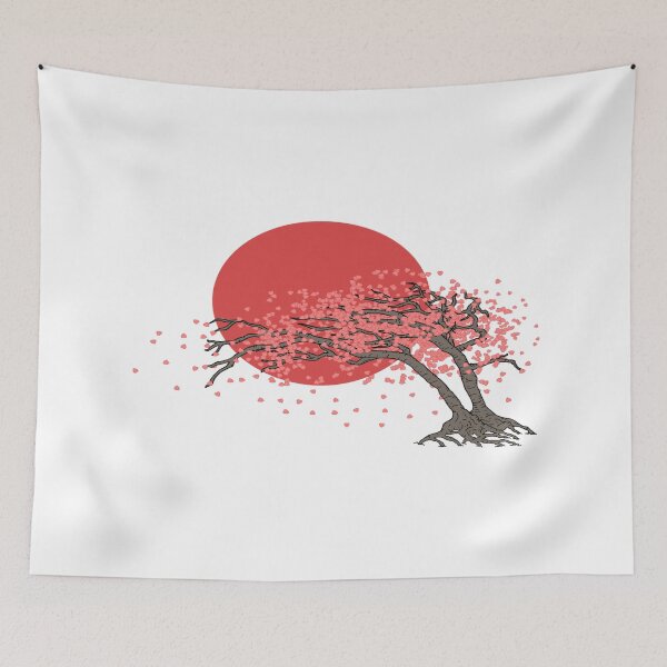 Item preview, Japanese sun, and tree  designed and sold by WorldGalore21.