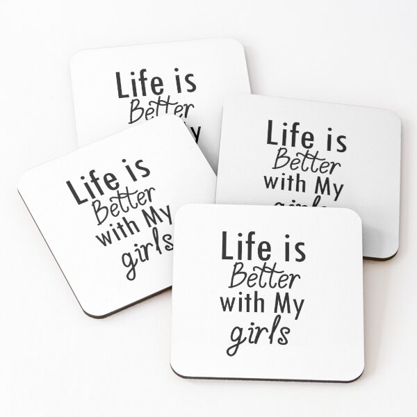 Item preview, Life Is Better With My Girls, Mom of Girls, Mothers day gift designed and sold by adjamine.