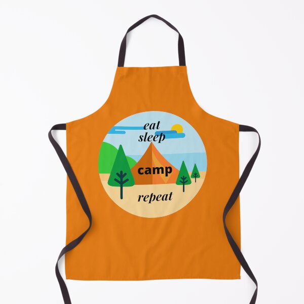 Item preview, Eat Sleep Camp Repeat Funny designed and sold by DollarDollar.
