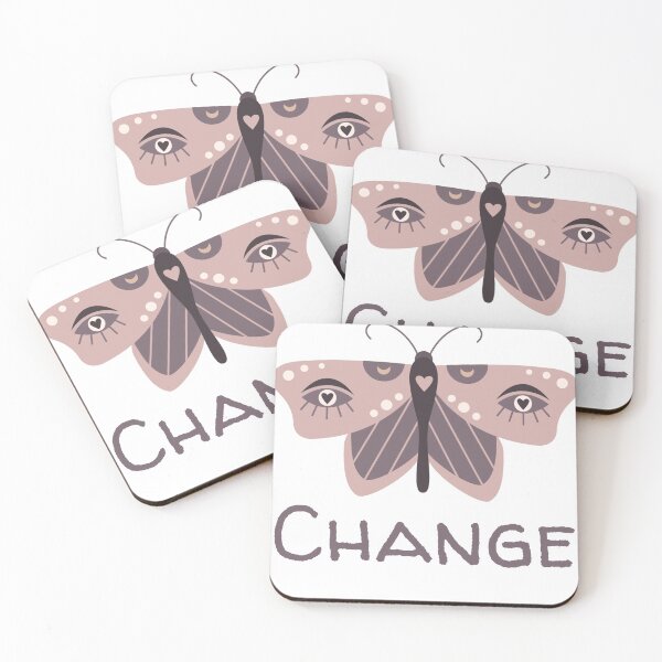 Item preview, Change (pink butterfly) designed and sold by itsmejenagain.