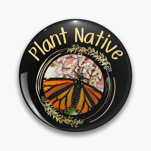 Item preview, Plant Native Monarch Butterfly Colorful Design designed and sold by EarthArtDesigns.