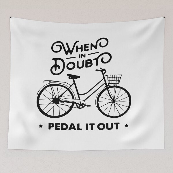 Item preview, FUNNY bike ride GIFT WHEN IN DOUBT PIDAL IT OUT GIFT designed and sold by KiraSpace.
