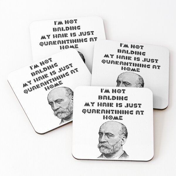 Item preview, I'm not balding, my hair is quarantining at home designed and sold by 2Cheesy4U.