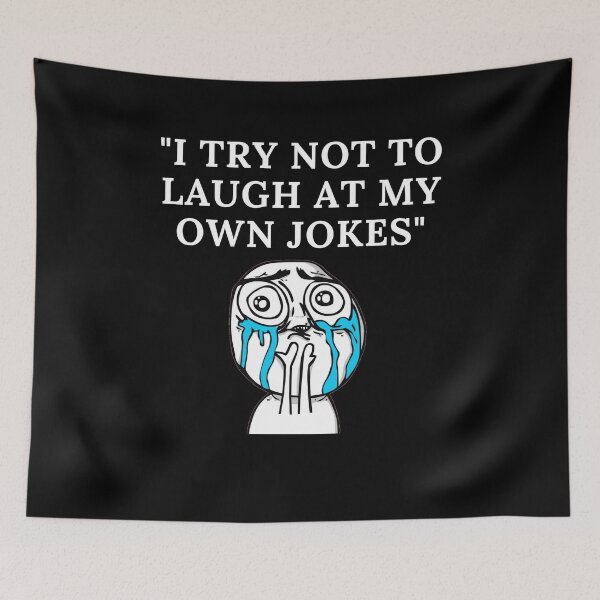 Item preview, I try not to laugh at my own jokes designed and sold by YSINSHOP ⭐⭐⭐⭐⭐.