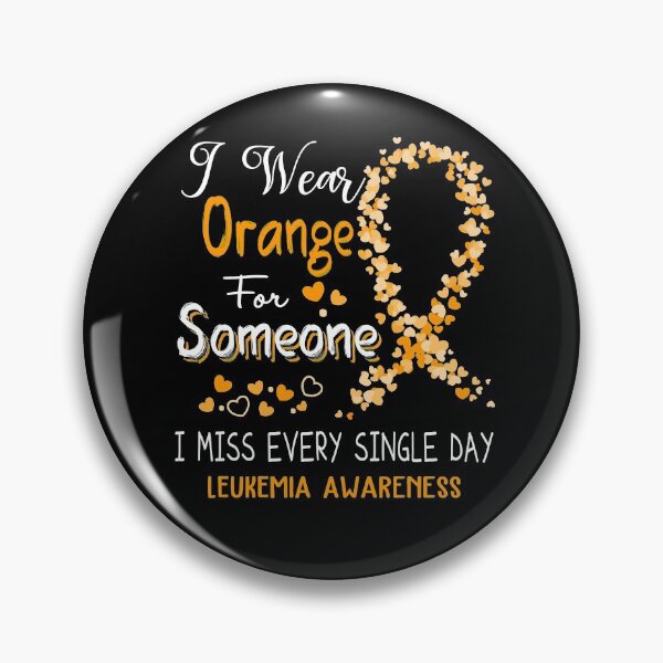 Item preview, I Wear Orange LEUKEMIA Awareness designed and sold by GennieShop.