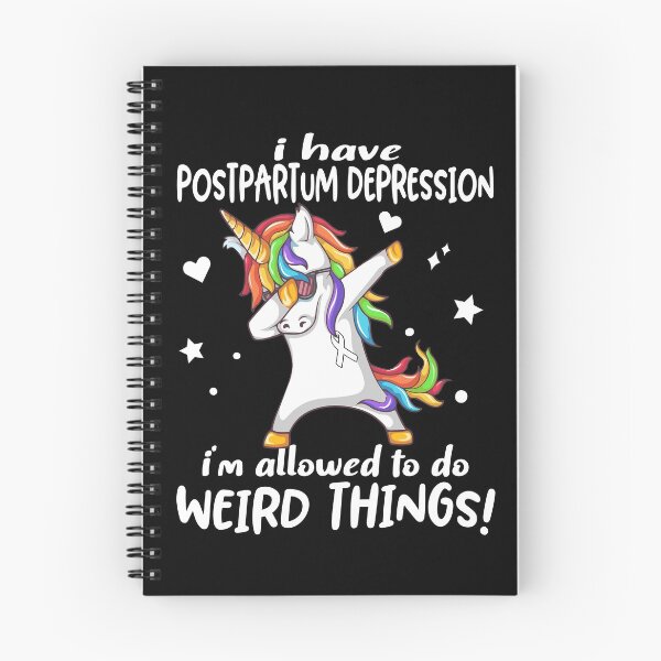 Item preview, Postpartum Depression Warrior I'm Allowed To Do Weird Things designed and sold by Brad-FI.