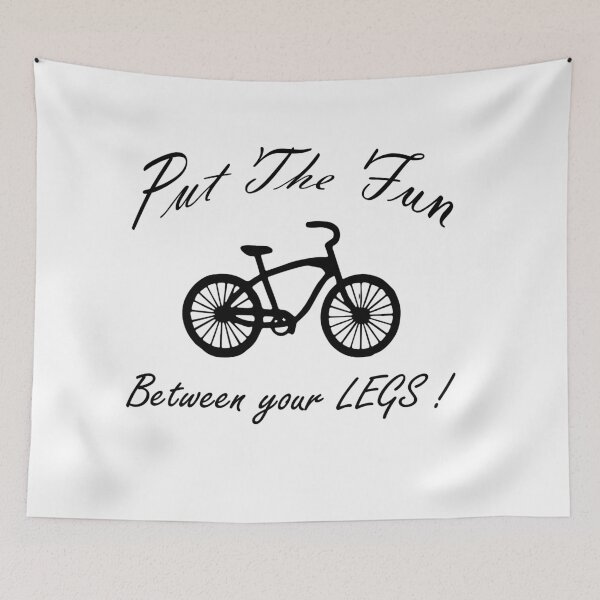 Item preview, FUNNY bike ride GIFT  PUT THE FUN BETWEEN YOUR LEGS  GIFT designed and sold by KiraSpace.