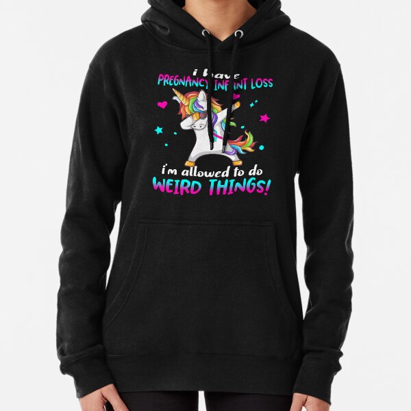 Item preview, Pregnancy Infant Loss Warrior I'm Allowed To Do Weird Things designed and sold by Brad-FI.
