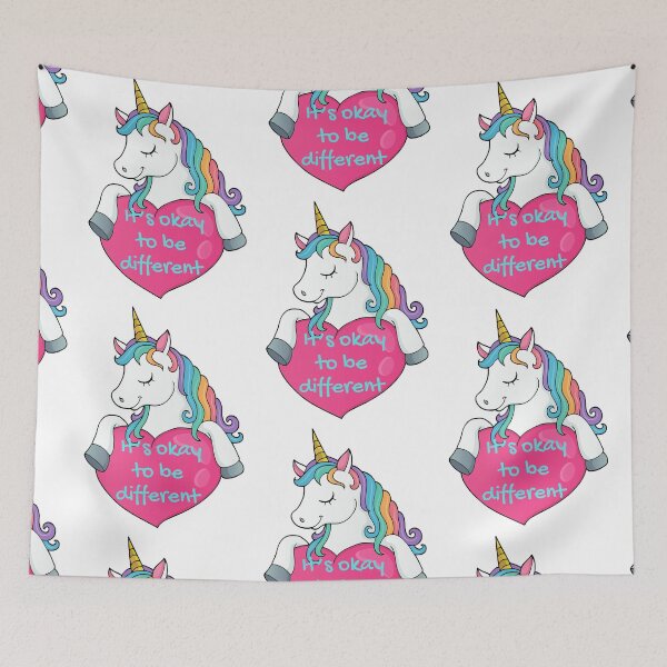 Item preview, Unicorn - it’s okay to be different  designed and sold by speakupandshine.