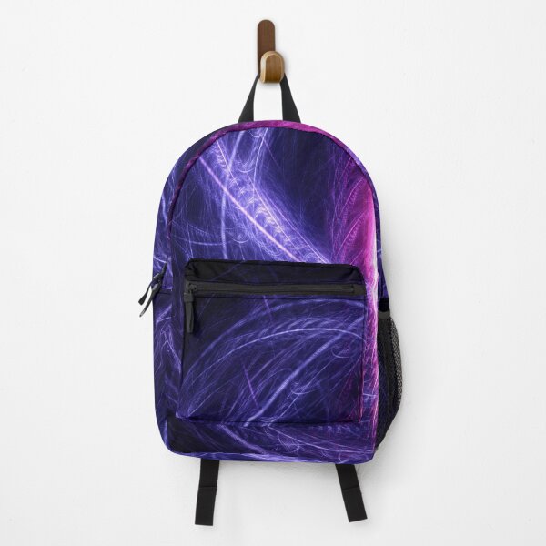 Item preview, Beautiful Abstract Pattern Of Colored Smooth Lines On A Black Background designed and sold by tatkhagata.