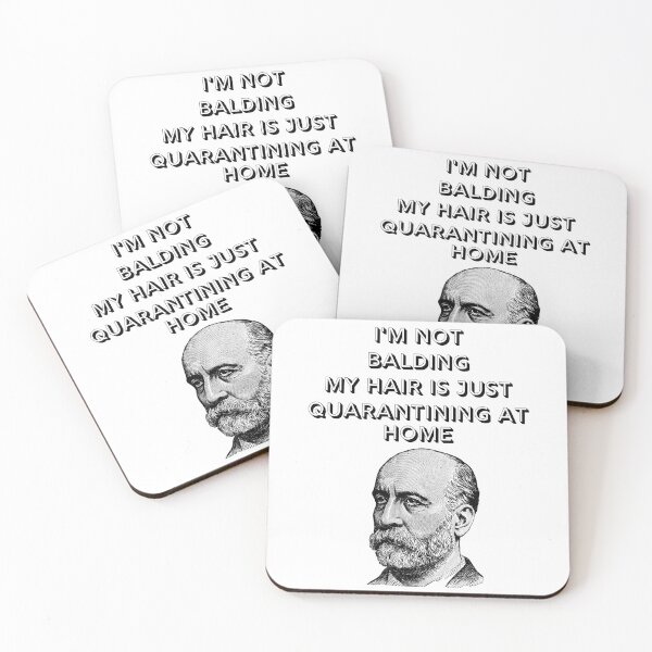 Item preview, I'm not balding, my hair is quarantining at home designed and sold by 2Cheesy4U.