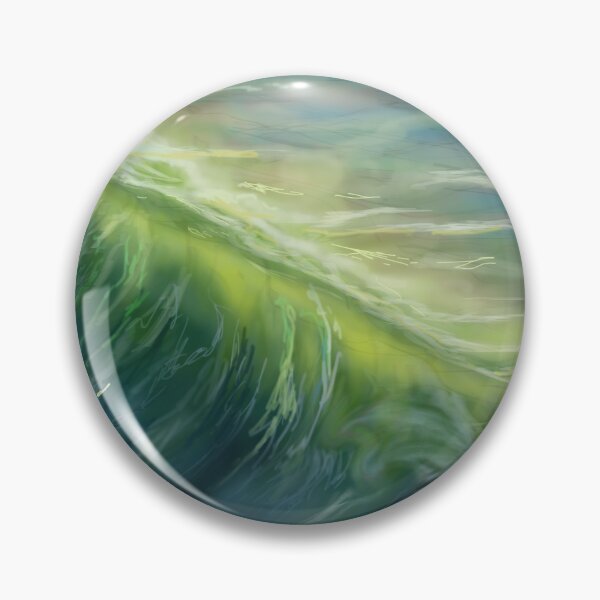 Item preview, Serene morning ocean wave designed and sold by ggavinci.