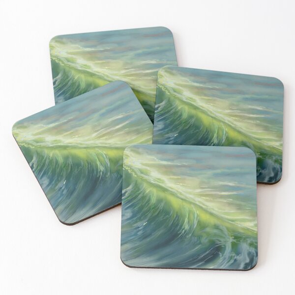 Item preview, Serene morning ocean wave designed and sold by ggavinci.