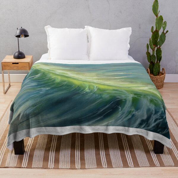 Item preview, Serene morning ocean wave designed and sold by ggavinci.