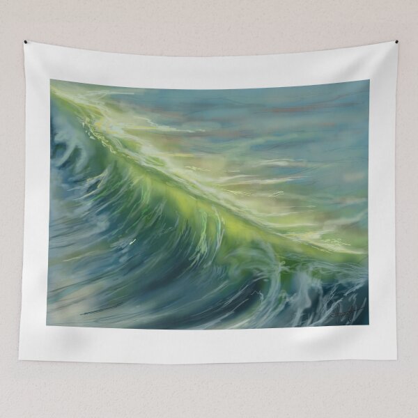 Item preview, Serene morning ocean wave designed and sold by ggavinci.