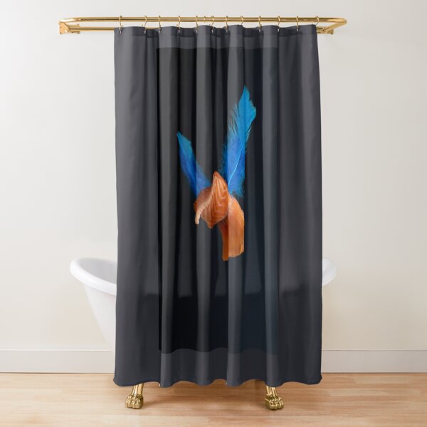 Flying Fish with a twist Shower Curtain