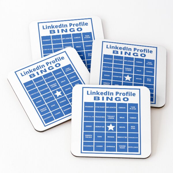 Item preview, LinkedIn Profile BINGO - Work - Career - Office designed and sold by Banjoseph.