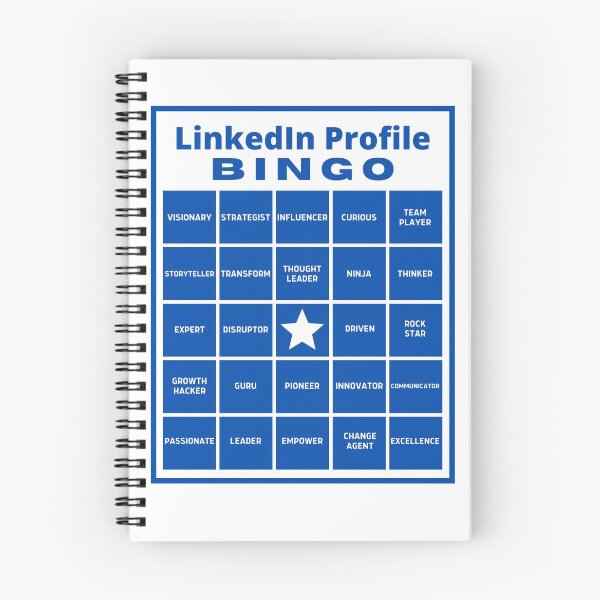 Item preview, LinkedIn Profile BINGO - Work - Career - Office designed and sold by Banjoseph.