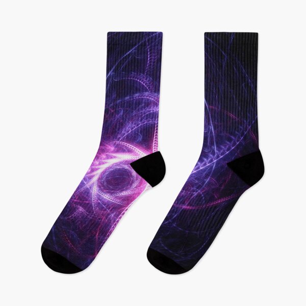 Item preview, Beautiful Abstract Pattern Of Colored Smooth Lines On A Black Background designed and sold by tatkhagata.