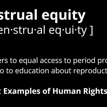 Artwork thumbnail, The Definition of Menstrual Equity by Bleed Shamelessly