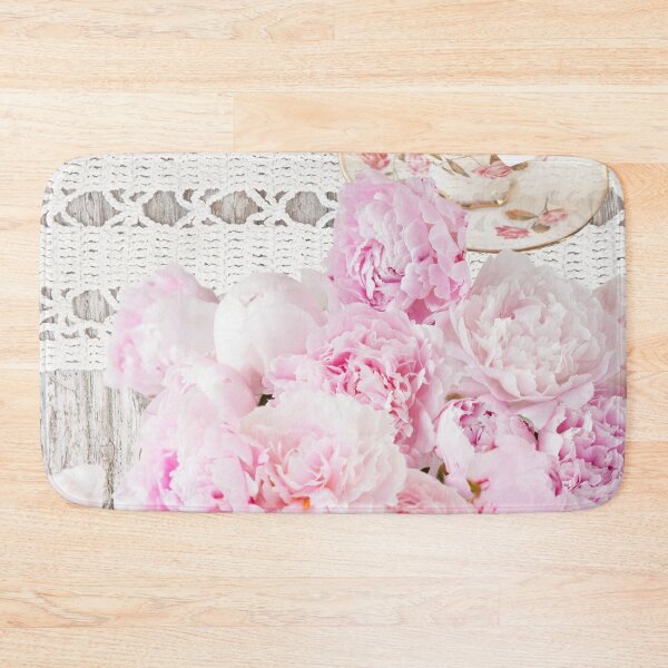 Item preview, Shabby Chic English Tea Afternoon Romantic Pink Peony Flowers Summer Garden Cottage Decor designed and sold by Erika Bartha.