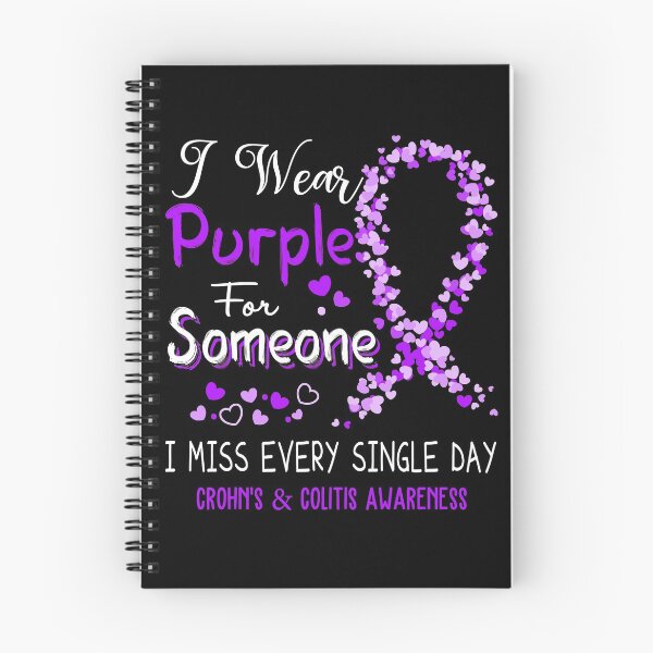 Item preview, I Wear Purple Crohn's & Colitis Awareness designed and sold by GennieShop.