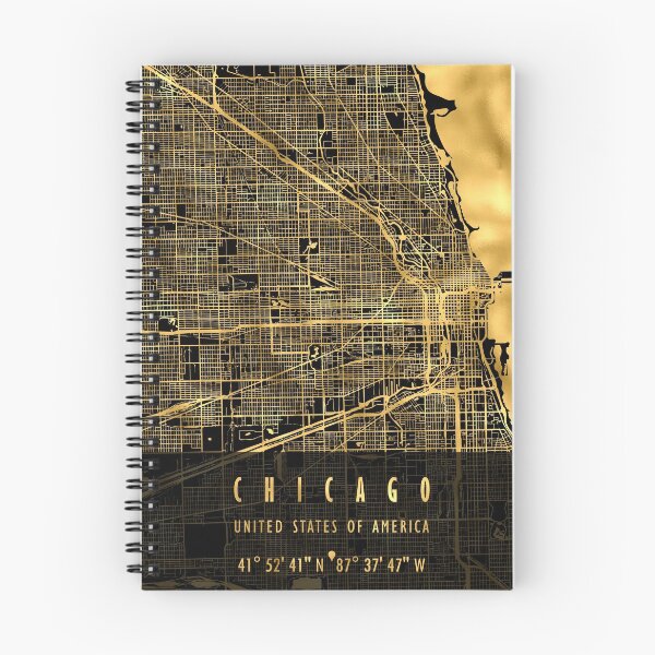 Artikelvorschau, CHICAGO-KARTE USA entworfen und verkauft von hatimelhag.