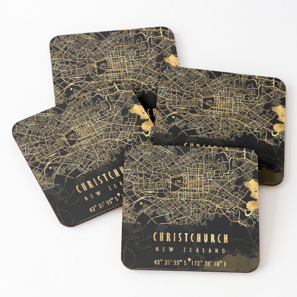 Item preview, CHRISTCHURCH MAP NEW ZEALAND designed and sold by hatimelhag.