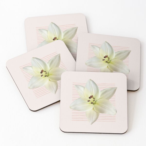 Item preview, White Flowers Collage III designed and sold by thayartstudio.