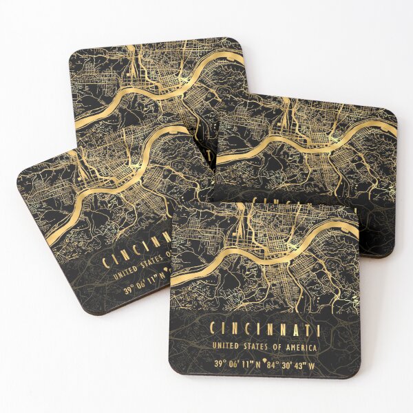 Item preview, CINCINNATI MAP USA designed and sold by hatimelhag.