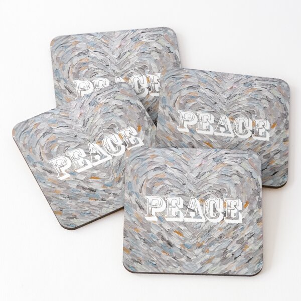 Item preview, peace white designed and sold by Lea Nasnas.
