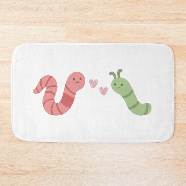 Item preview, worm and caterpillar in love designed and sold by signedbykaty.