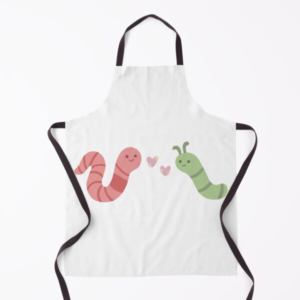 Item preview, worm and caterpillar in love designed and sold by signedbykaty.