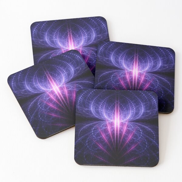 Item preview, Abstract Fractal Pattern Of Beautiful Smooth Lines On A Black Background designed and sold by tatkhagata.