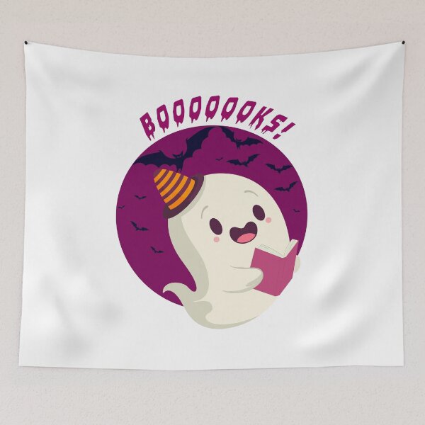 Item preview, boooooks, funny ghost book designed and sold by StoreMix23.