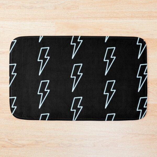 Item preview, Neon Ice Blue Lightning Bolt designed and sold by ADreamWorld.