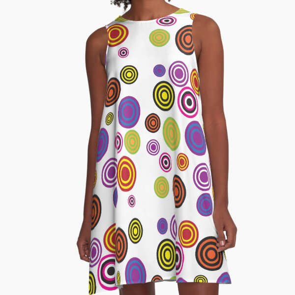 Item preview, Colorful Bright Stripped Circle Pattern Design designed and sold by GODS4US.